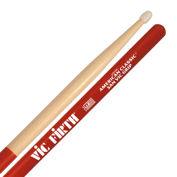 Trommestikker Vic Firth Am. Classic 5ANVG Hickory, Nylon Tip