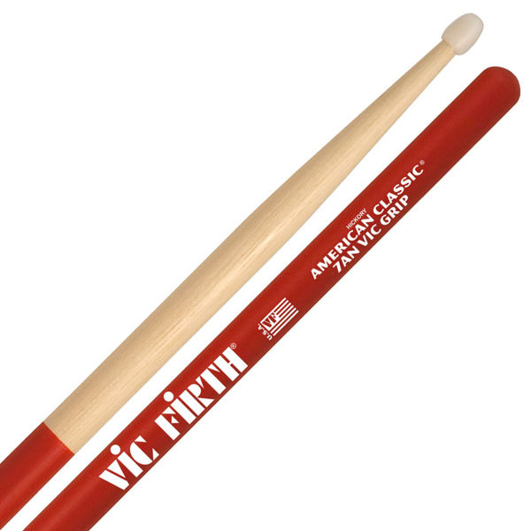 Trommestikker Vic Firth Am. Classic 7ANVG Hickory, Nylon Tip