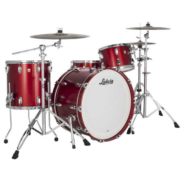 Slagverk Ludwig Classic Maple Pro Beat 24, Diablo Red