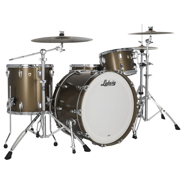 Slagverk Ludwig Classic Maple Pro Beat 24, Vintage Bronze Mist