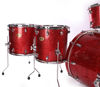 Slagverk Ludwig Centennial Dragstar Maple 22, Red Sparkle