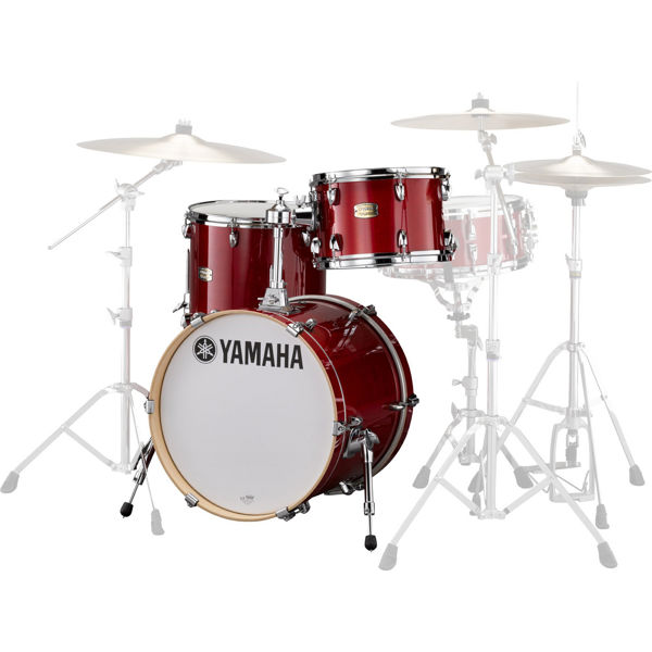 Slagverk Yamaha Stage Custom Birch SBP8F3CR, 18, u/Stativer, Cranberry Red