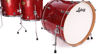 Slagverk Ludwig Centennial Dragstar Maple LRC22DX, 22 Shell Pack, Red Sparkle