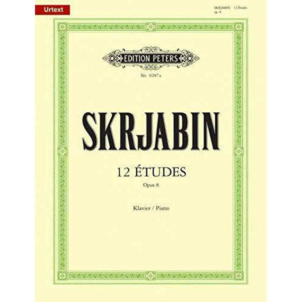 12 Studies, Op.8, Alexander Skryabin - Piano Solo