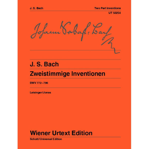 3 Two Part Inventions (C dur, E dur, F dur), J.S. Bach - Piano