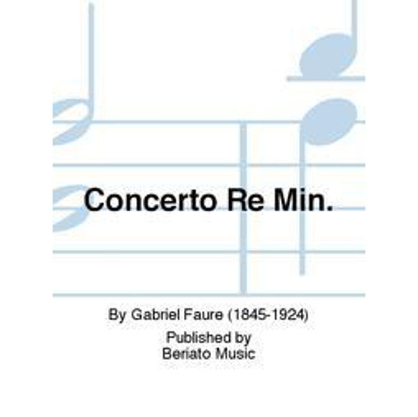 Concerto in Re Minore per Violino ed Orchestra, Reduction for Violin and Piano