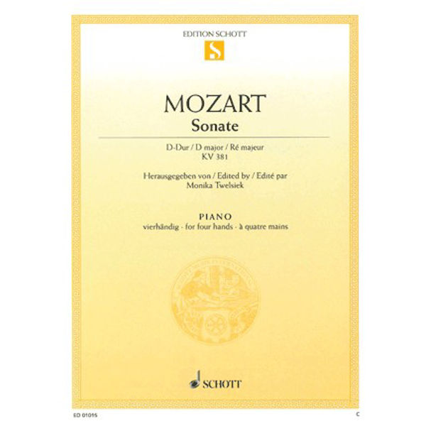 Sonate i D-dur - KV381, Mozart - Piano