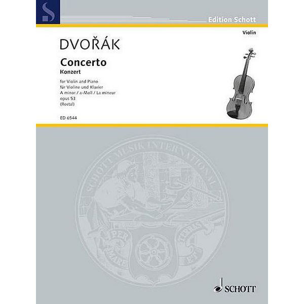 Dvorák Concerto for Violin and Piano in A minor, Op. 53