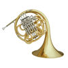 Waldhorn F/Bb Hans Hoyer Geyer 801-L Dobbelthorn, Clear Lacquer, Yellow Brass