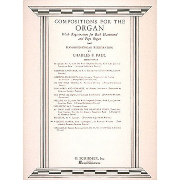 Compositions for the Organ (Hammond / Pipe Organ), Charles F. Paul
