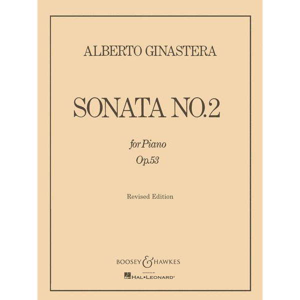Sonata No.2, Op.53, Ginastera - Piano