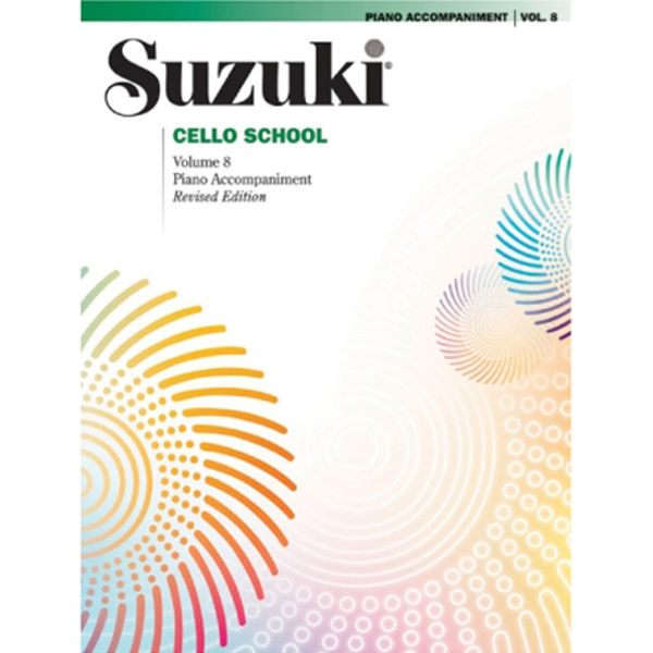 Suzuki Cello School vol 8 Pianoacc. Book