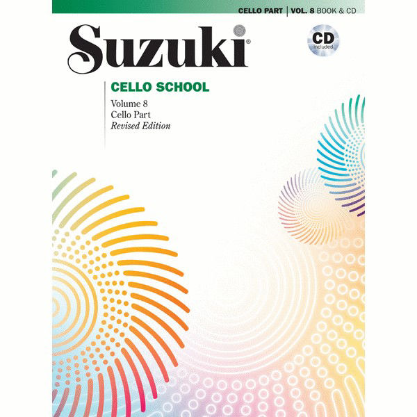 Suzuki Cello School vol 8 Book+CD