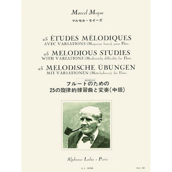 Moyse 25 Melodious Studies with variations for Flute