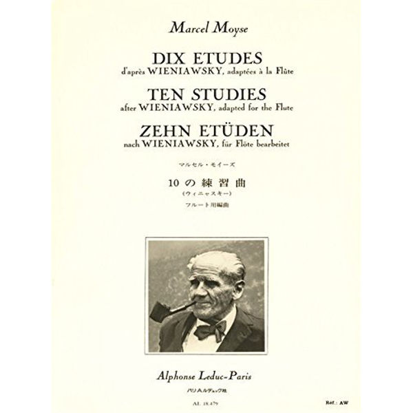 Ten studies adapted for flute - Marcel Moyse