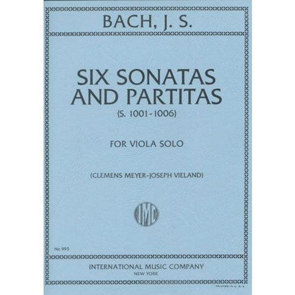 Six Sonatas and Partitas, for VIOLA, Johann Sebastian Bach