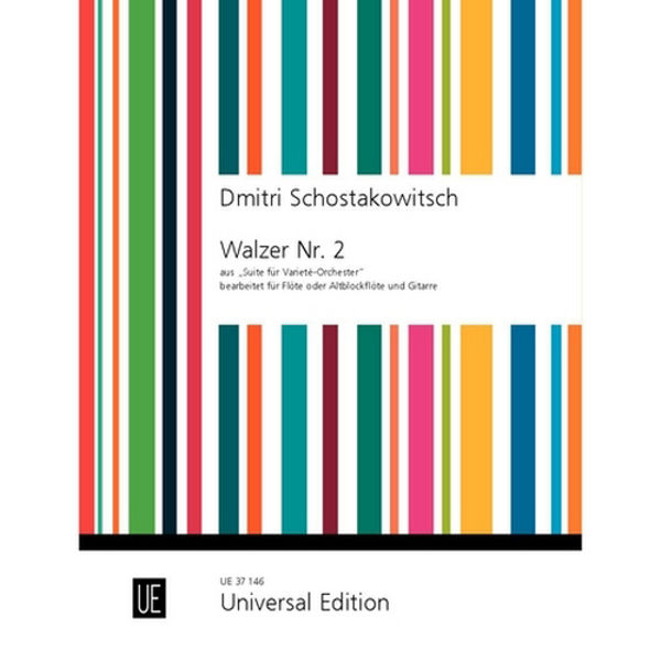 Second Waltz from Suite for Variety Orchestra, Flute or Treble Recorder and Guitar, Schostakowitsch