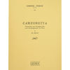 Canzonetta Op. 19, Gabriel Pierne. Clarinet and Piano