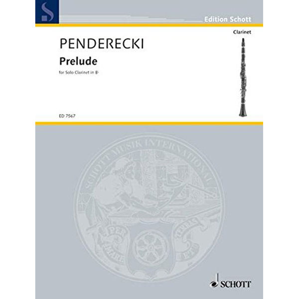 Prelude for Solo Clarinet in Bb. Penderecki