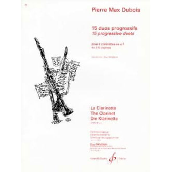 Dubois - 15 Duos Progressifs Facilies Bb Clarinets