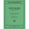 Vocalise Op.34 No.14 Oboe and Piano, Rachmaninoff