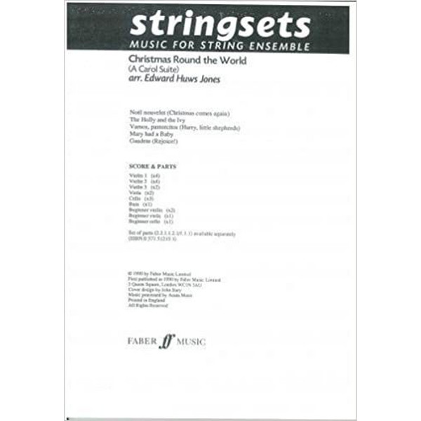 Christmas Round the World Stringsets, Edward Huws Jones score&parts