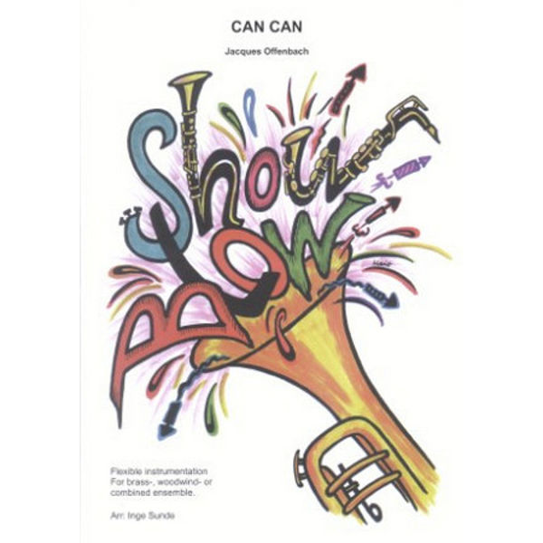 Can Can - Brass Quintet w. Opt. Drums Grade 2,5 Offenbach/Arr. Inge Sunde