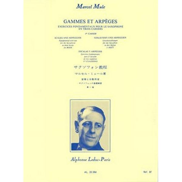 Marcel Mule - Gammes et arpeges - Vol 1 Saxophone