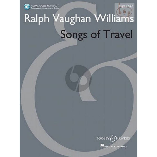 Songs of Travel,  High Voice and Piano - Ralph Vaughan Williams