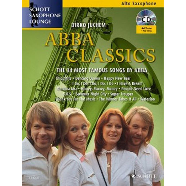 ABBA Classics - 14 Famous songs for Alt-Sax and Piano or CD