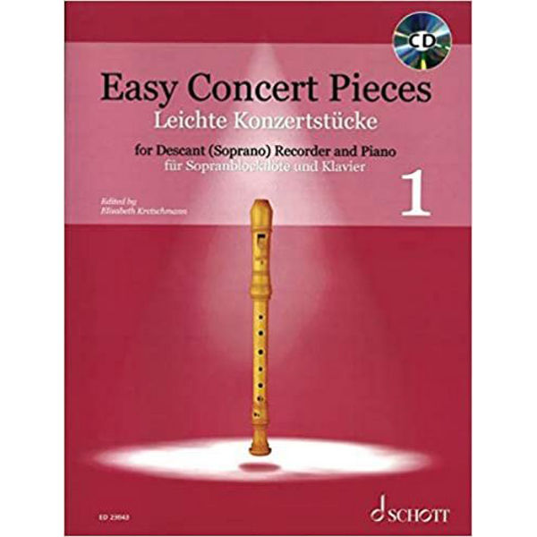Easy Concert Pieces 1. Recorder (descant) and Piano or CD