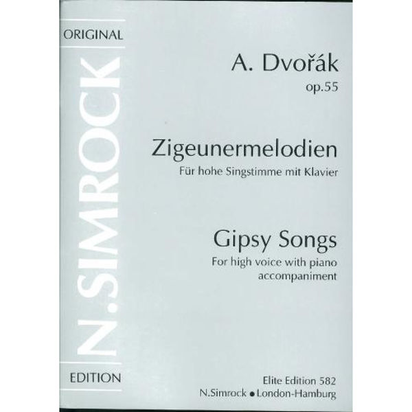 Dvorák - Zigeunermelodien Op. 55 - High Voice and Piano