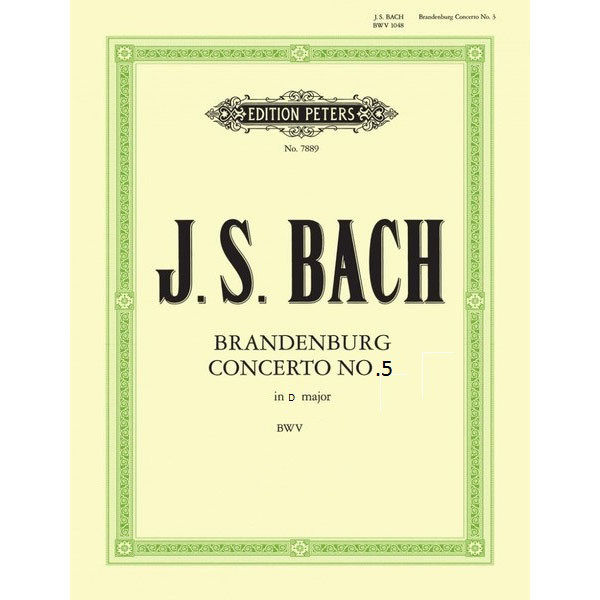 Brandenburgische Concerto No. 5 in D - BWV 1050. Score