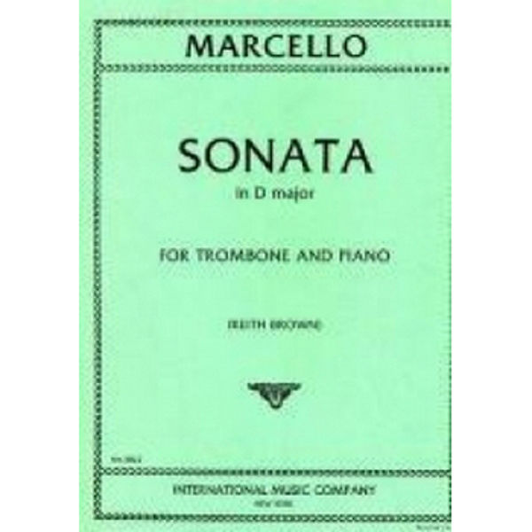 Sonata in D-major, Benedetto Marcello, ed. Keith Brown Trombone/Piano