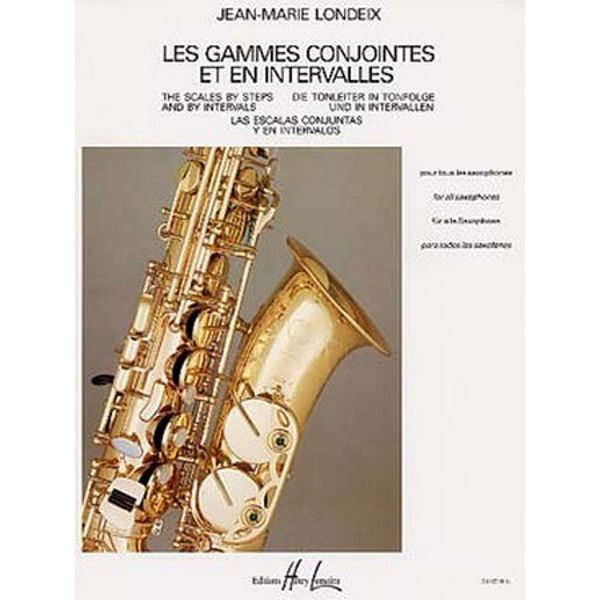 Les Gammes Conjointes and Intervalles, J.M. Londeix. Saxophone
