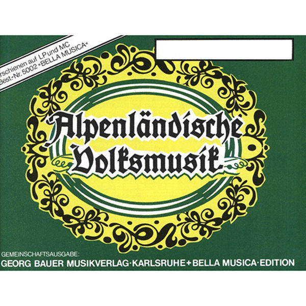 Alpenländische Volksmusik - Bass Eb