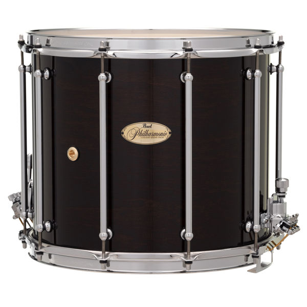 Skarptromme Pearl Philharmonic PHF1412/C101, Field Drum 14x12, 6-Ply Maple, Chrome Hwd, Gloss Walnut