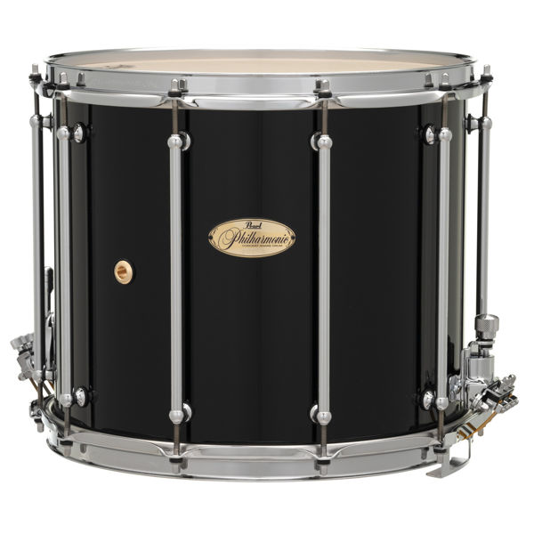 Skarptromme Pearl Philharmonic PHF1412/C103, Field Drum 14x12, 6-Ply Maple, Chrome Hwd, Gloss Piano Black