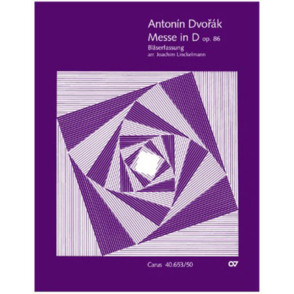 Mass in D major Op. 86, Antonin Dvorak. Vocal Score