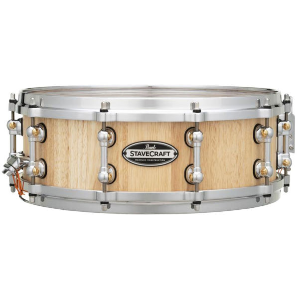 Skarptromme Pearl Stave Craft SCD1450TO/186, 14x5, Thai Oak Hand Rubbed Natural Maple