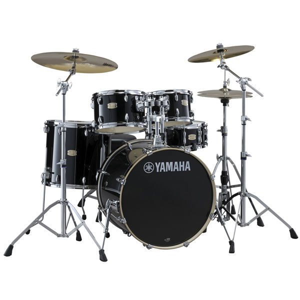 Slagverk Yamaha Stage Custom Birch SBP0F5RBL6W, 20, m/Stativer, HW680W, Raven Black