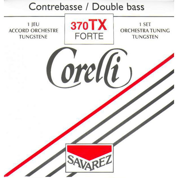 Kontrabasstrenger Corelli Savarez Orchestra 370 Strong, Sett