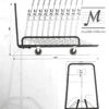 Tralle Notabene Transitt (for transport av 10 stativer)