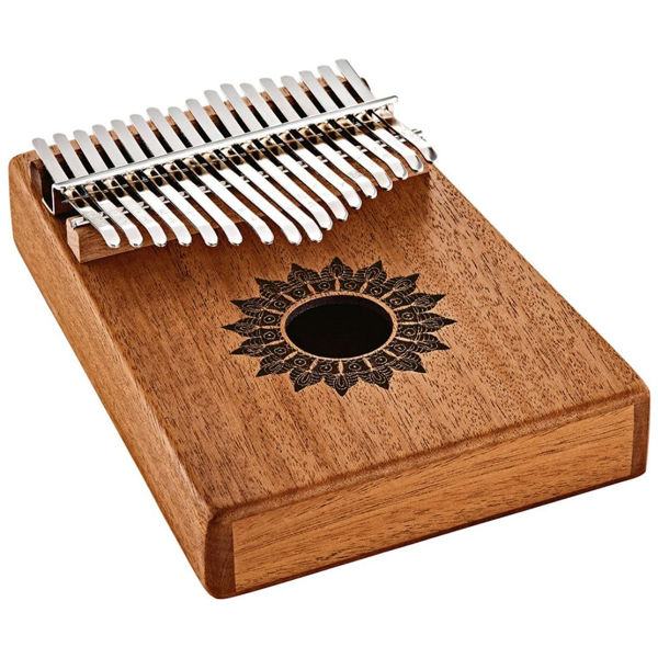 Kalimba Meinl KL1708H, Sonic Energy Sound Hole Kalimba C Major 17-Notes, Mahogany Matte