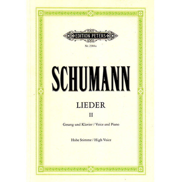 Schumann - Lieder 2 - High Voice