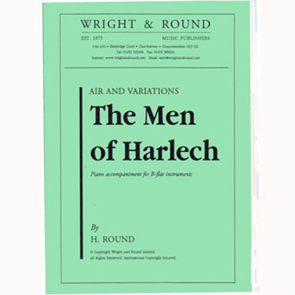 The Men of Harlech - Air and variations. H. Round Bb soloist/Piano