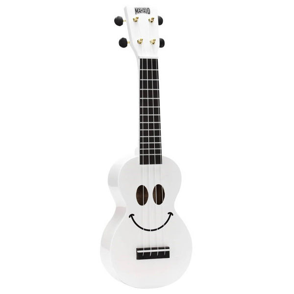 Ukulele Mahalo Sopran U-Smile m/Trekk Hvit