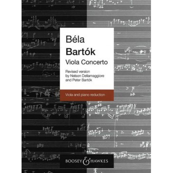 Viola Concerto, Bela Bartok. Viola and Piano