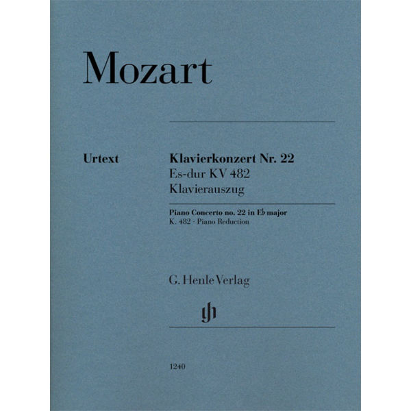 Klavierkonzert Nr. 22 Es-dur KV 482, Wolfgang Amadeus Mozart - 2 Pianos, 4-hands