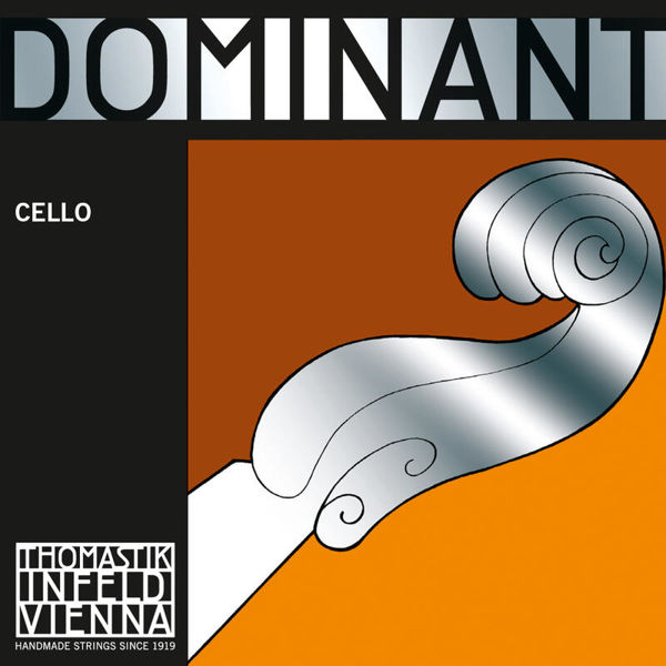 Cellostreng Thomastik-Infeld Dominant 1A 1/4 Medium Synthetic Core, Chrome Wound